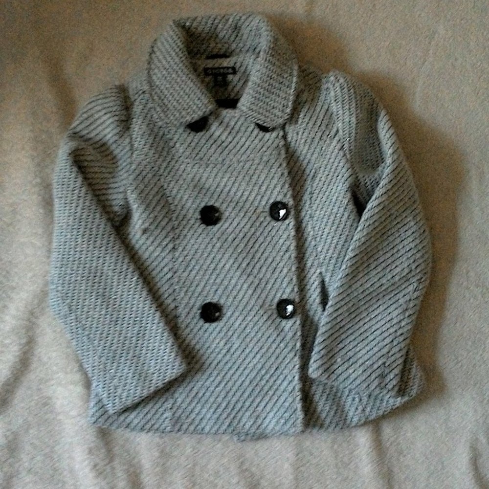 George Black/white Buttoned down Jacket